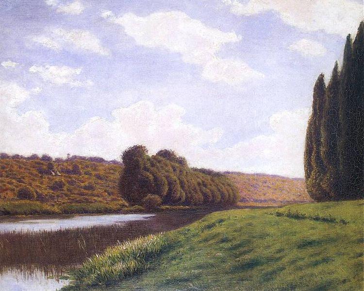 Aleksander Gierymski Italian Landscape with Cypresses Sweden oil painting art
